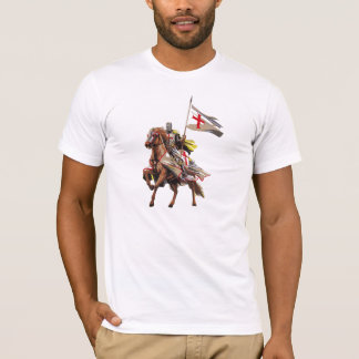 CAMISETA CAVALEIROS TEMPLAR EM SEU CAVALO