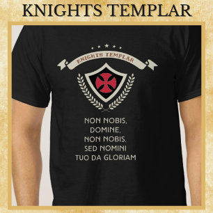 Camiseta Cavaleiros Templários do MOTTO Guerreiros da Hist