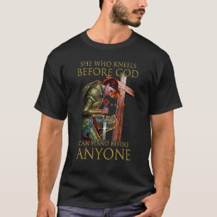 Camiseta Cavaleiros Templários Ela Que Se Conhece Perante D