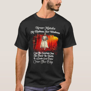 Camiseta Cavaleiros Templários Nunca Misturam Minha Bondade