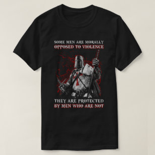 Camiseta Cavaleiros Templários Opõem-Se À Violência São Pr