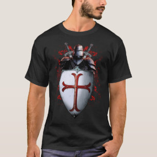Camiseta Cavaleiros Templários Sinalizador Helmet Espada Cr