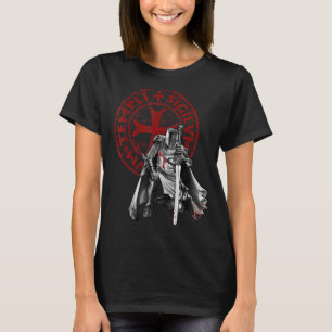Camiseta Cavaleiros Templários Soldados Cruzados Cristãos 1