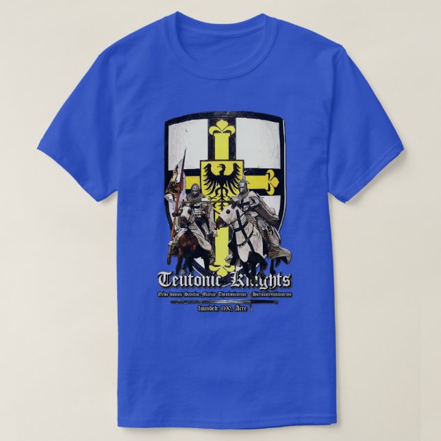 Camiseta Cavaleiros Teutônicos Cavaleiros Sagrados Cruzados (Frente do Design)