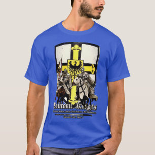 Camiseta Cavaleiros Teutônicos Cavaleiros Sagrados Cruzados