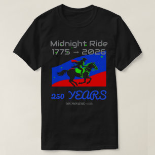 Camiseta Cavalgada da Meia-Noite 1775–2026 • Tributo de 250