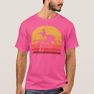 Camiseta Cavalgada de Brons Bucking Cavalo Esportivo