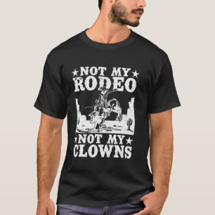 Camiseta Cavalgada de Rodeio Não é Meu Rodeio Não Meus Palh