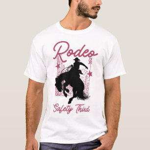 Camiseta Cavalgada de Touro de Segurança em Terceiro Lugar