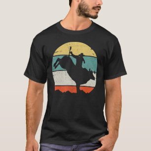 Camiseta Cavalgada de Touro Rodeio Cowboy Ocidental País Re