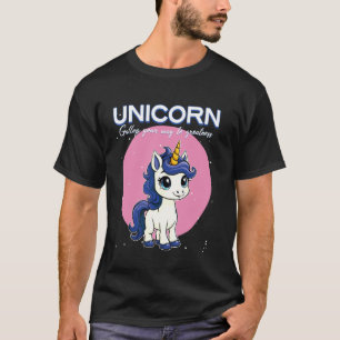 Camiseta Cavalgada de Unicórnio ao Seu Caminho para a Grand