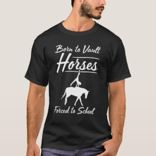 Camiseta Cavalgada em Trampolim para Meninas que Praticam G