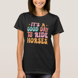 Camiseta Cavalgada Equestre, Animal de Fazenda, Amante de C