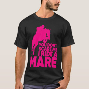 Camiseta Cavalgada Para Homens Mulheres Égua Equestre Gira