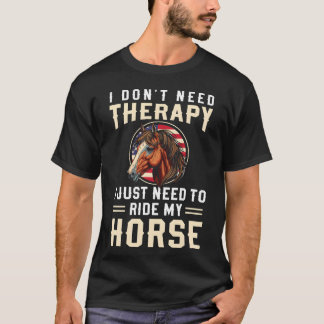 Camiseta Cavalgando Cavaleiro Garota de Cavalo Salto de Obs