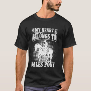 Camiseta Cavalgando Meu Coração Dales Pônei Cavaleiro