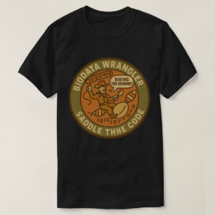 Camiseta Cavalgando na Aventura da Bioinformática do Genoma
