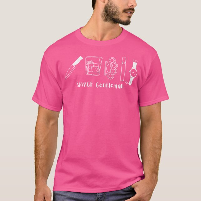 Camiseta Cavalheiro Fumando Charuto (Frente)