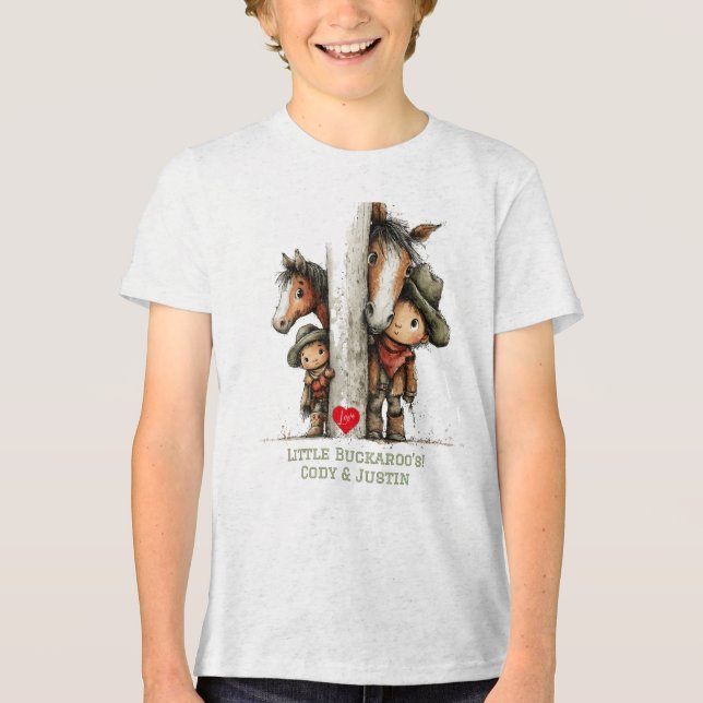 Camiseta Cavalheiros Bonitos e Cavalos (Frente)