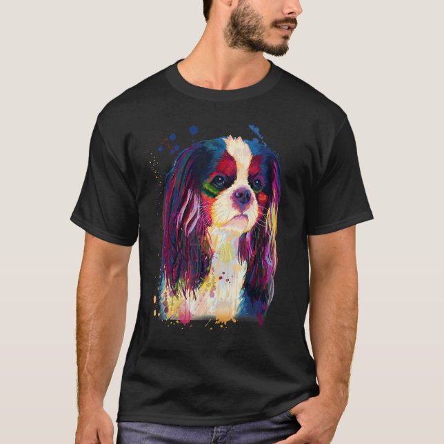 Camiseta Cavalier Beautiful Look Splash Painting (Frente)