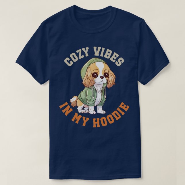 Camiseta Cavalier Cavalier King Charles Spaniel Cog (Frente do Design)