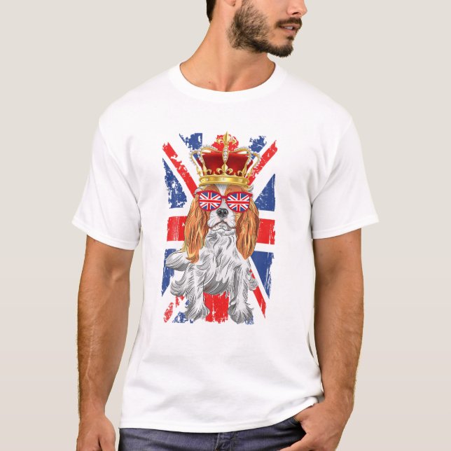 Camiseta Cavalier King Charles Idea Para Crianças (Frente)