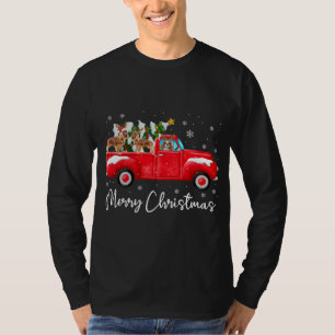 Camiseta Cavalier King Charles Red Truck Papais noeis De Na