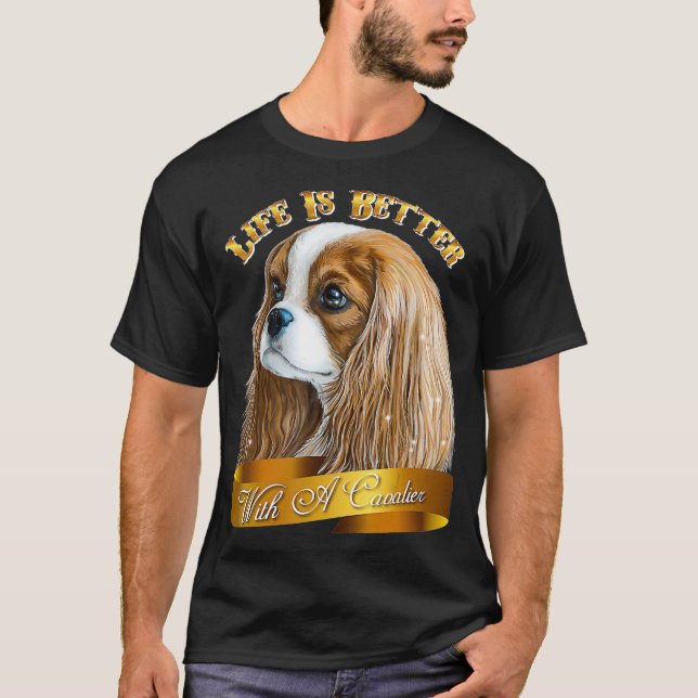 Camiseta Cavalier King Charles Spaniel (2) (Frente)