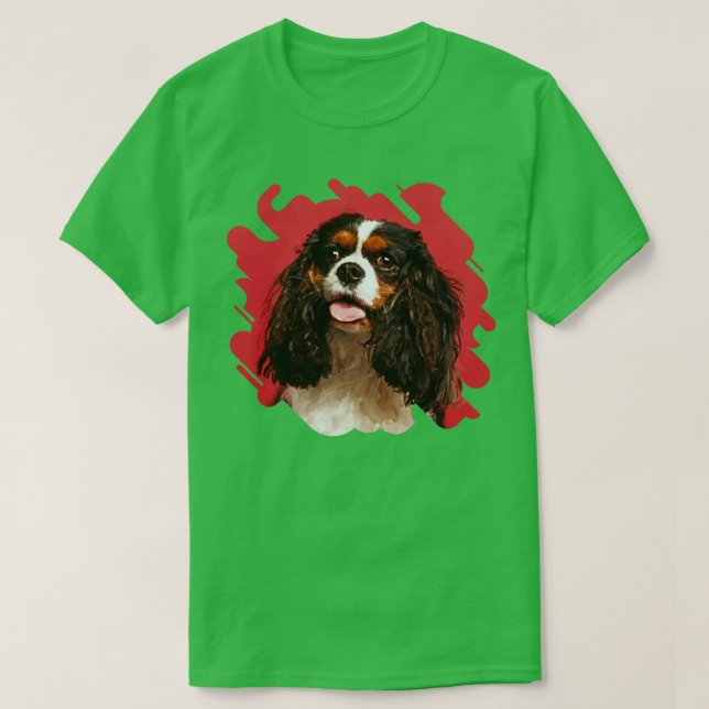 Camiseta Cavalier King Charles Spaniel 3 (Frente do Design)