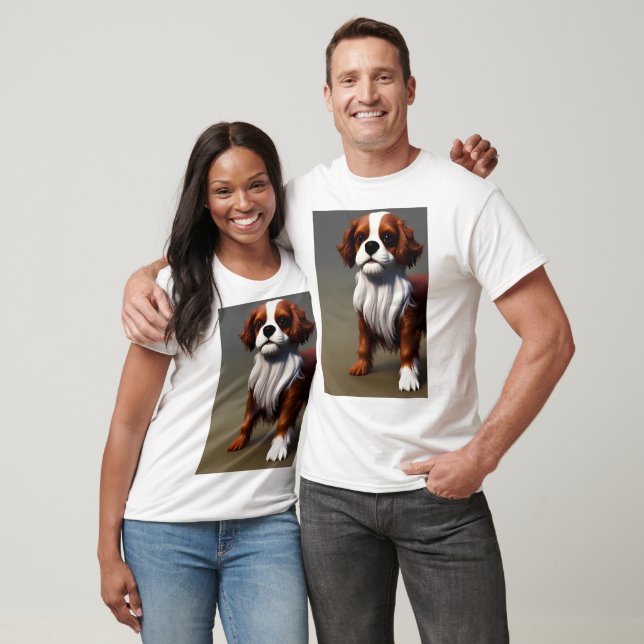 Camiseta cavalier king charles spaniel AI8 (Unissex)