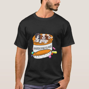 Camiseta Cavalier King Charles Spaniel Antidepressivo
