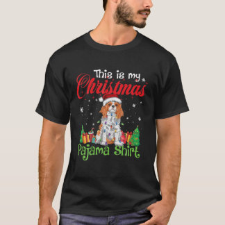 Camiseta Cavalier King Charles Spaniel Christmas Pajama Dog