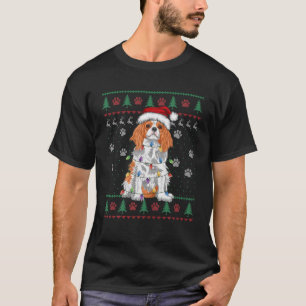 Camiseta Cavalier King Charles Spaniel Christmas Ugly Sweat