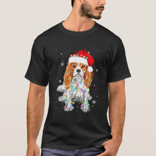 Camiseta Cavalier King Charles Spaniel Dog Feliz Natal