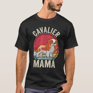 Camiseta Cavalier King Charles Spaniel Dog Mom Cavalier Mam