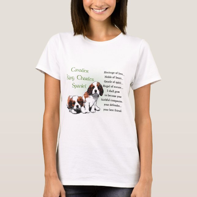 Camiseta Cavalier King Charles Spaniel Gifts (Frente)