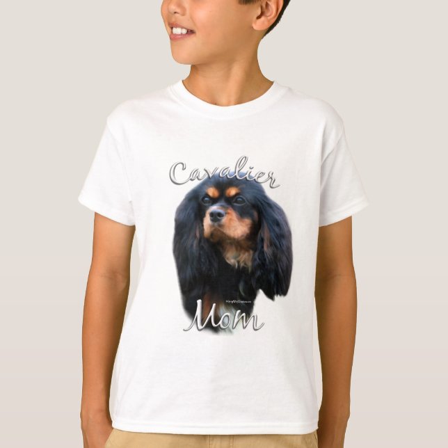 Camiseta Cavalier King Charles Spaniel Mãe 2 (Frente)