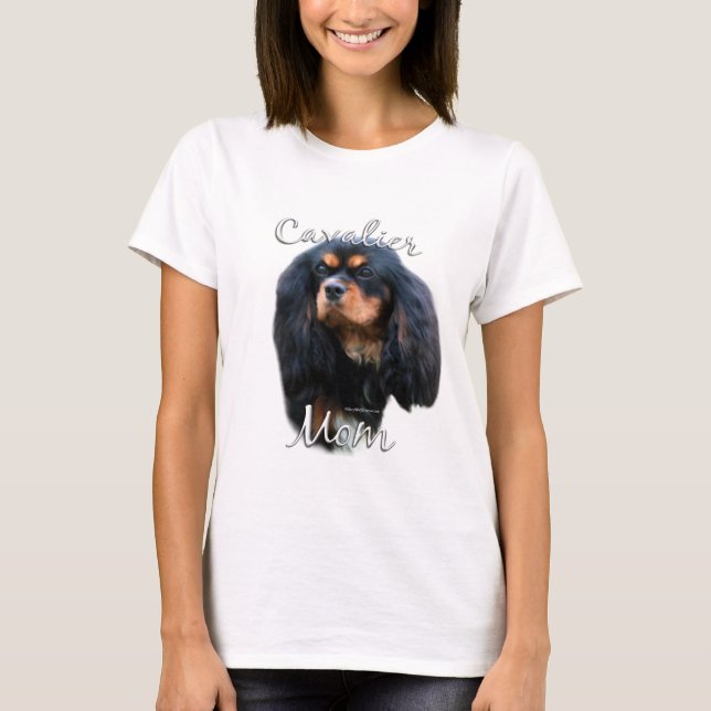 Camiseta Cavalier King Charles Spaniel Mãe 2 (Frente)