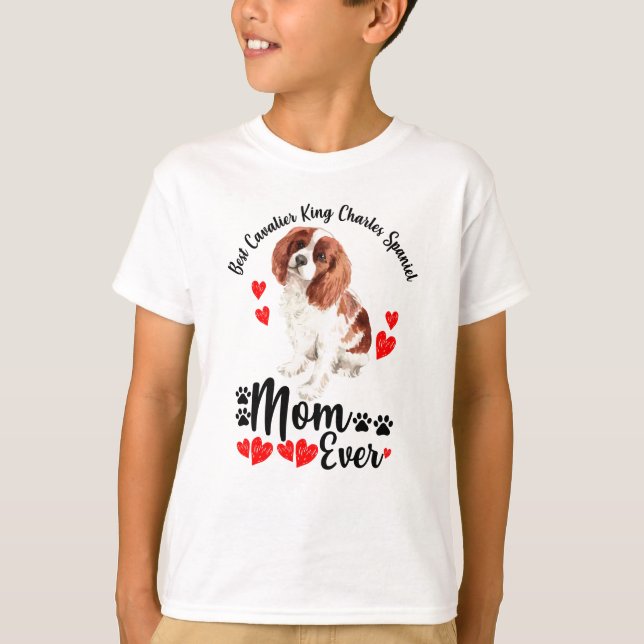 Camiseta Cavalier King Charles Spaniel Mãe Nunca (Frente)