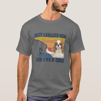 Camiseta Cavalier King Charles Spaniel Melhor Cavaleiro Mãe
