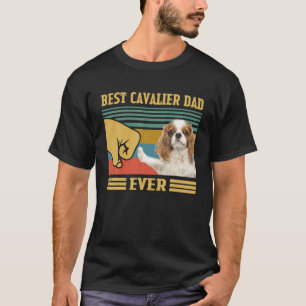 Camiseta Cavalier King Charles Spaniel Melhor Pai De Cachor