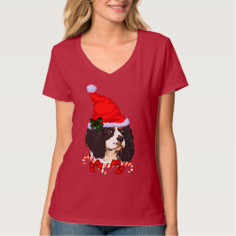 Camiseta Cavalier King Charles Spaniel Natal