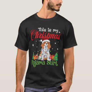 Camiseta Cavalier King Charles Spaniel Natal Cog