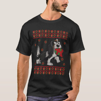 Camiseta Cavalier King Charles Spaniel Natal Feio Deus L