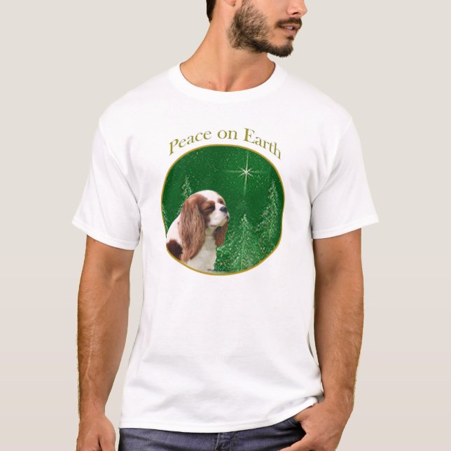 Camiseta Cavalier King Charles Spaniel Peace (Frente)