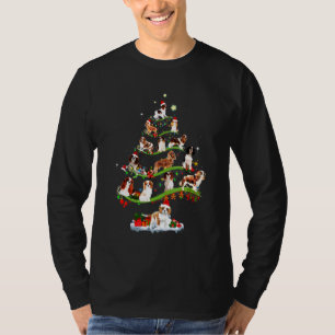 Camiseta Cavalier King Charles Spaniel Tree Christmas Candy