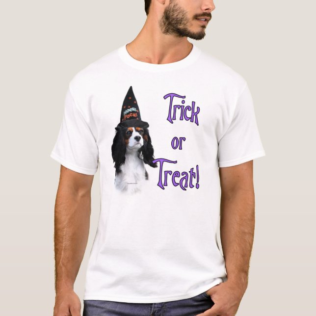 Camiseta Cavalier King Charles Spaniel Trick (Frente)