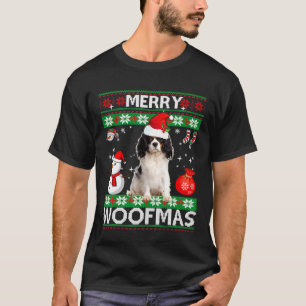 Camiseta Cavalier King Charles Spaniel Woofmas Natal
