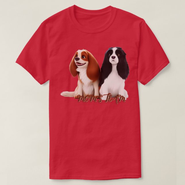 Camiseta Cavalier King Charles Spaniels 2 (Frente do Design)