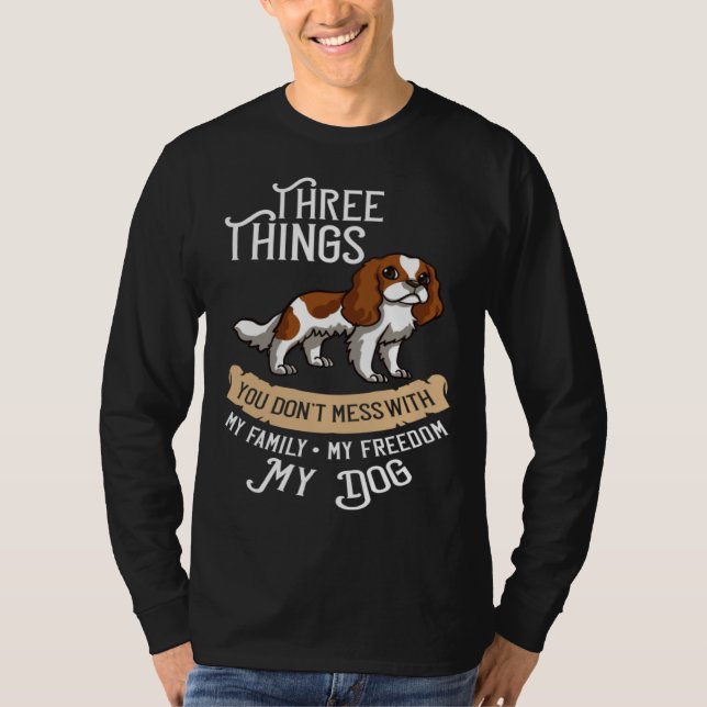 Camiseta Cavalier King Charlies Spaniel Dog Puppies Owner (Frente)